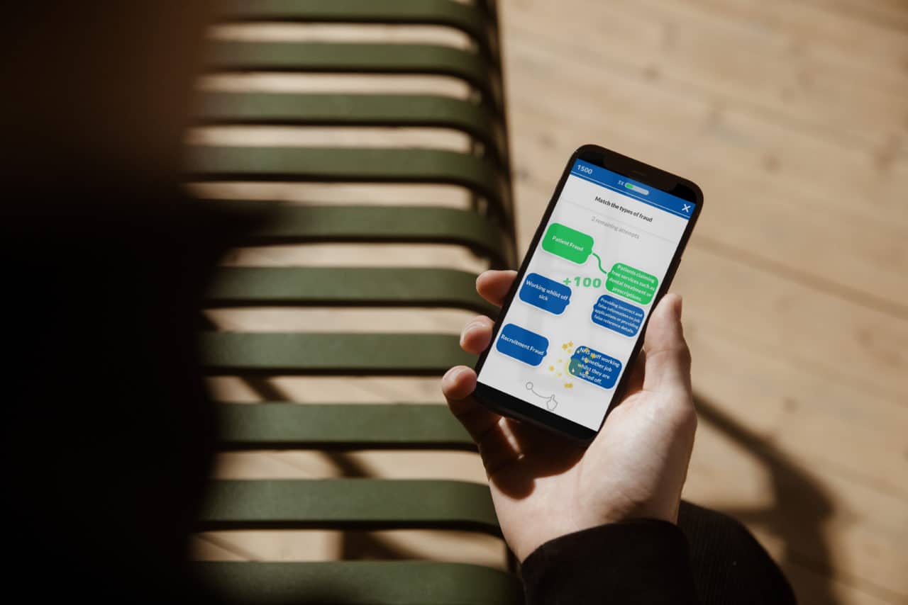 Tackling money laundering with a gamified smartphone app