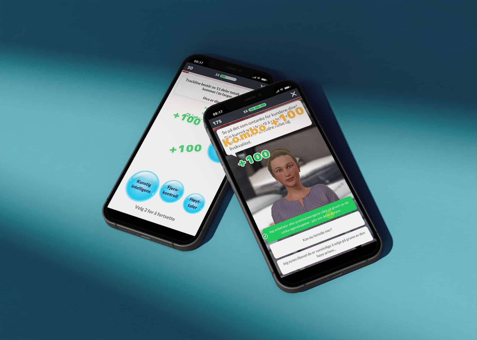 Bohus attensi skills on a mobile phone
