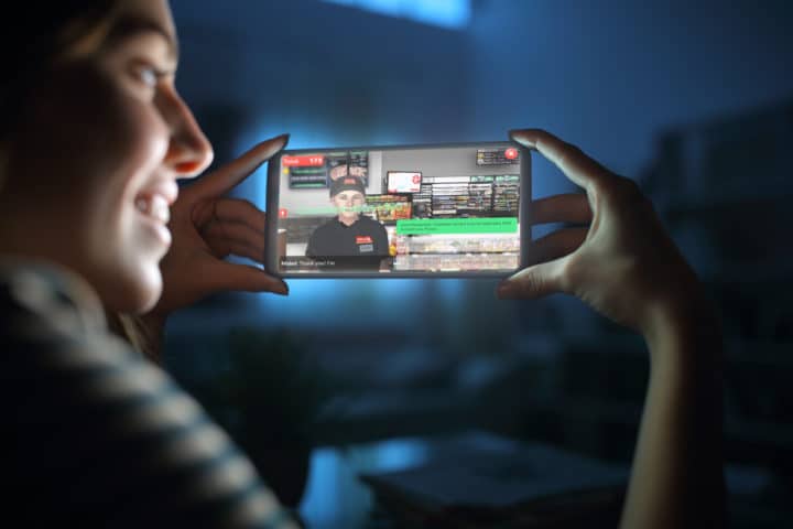 Circle k attensi on a phone