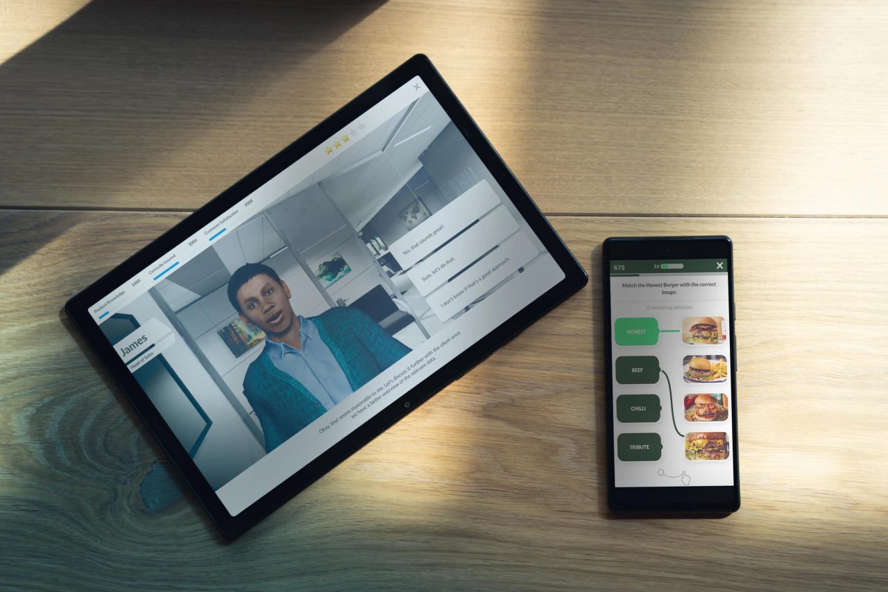 Multidevice SKILLS ipad and mobile phone