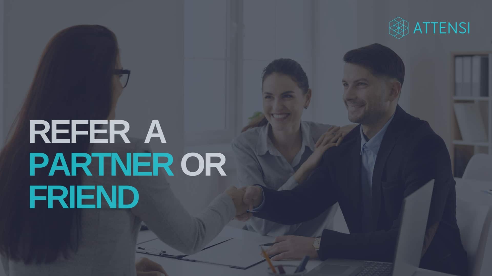 Business people shaking hands